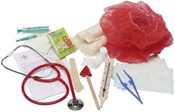 nic doctor play case toy with accessories red 25 cm plastic