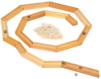 nic marble run wooden toy 23-piece set for children