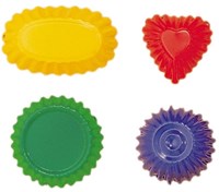 nic sand moulds set 4-piece colorful outdoor toy for kids