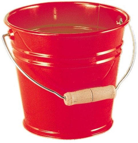 nic metal buckets toy set 6 pieces multicolor water fun