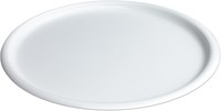 Round white tray 34cm - plastic serving tray for home use