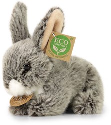 Rappa plush bunny grey sustainable 17 cm ECO toy cuddly animal
