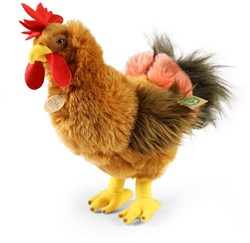 Rappa plush rooster cuddly toy 33 cm eco-friendly toy