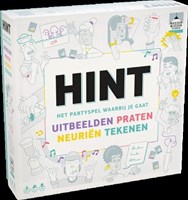 Asmodee party game board game HINT - creative guessing and drawing