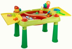 Sand table water table playset green - outdoor toy for children