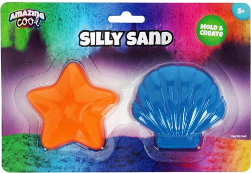 Amazing Cool kinetic sand playset - Silly Sand 2 pack - play sand