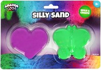 Amazing Cool kinetic sand playset - Silly Sand 2 pack - play sand-2
