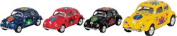 Goki VW Classical Beetle (1967) with print,die-cast,1:64, L=6,5cm
