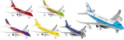 Goki Airplane with light and sound, die-cast, L= 18,5 cm