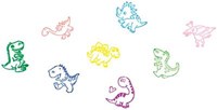 Goki dinosaur stamp - wooden craft stamp for kids-3