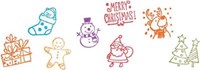 Goki stamp set - Christmas creative toy for children-2