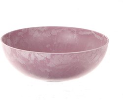 HBX natural living bowl toy melamine pink 25x9cm flower arrangement