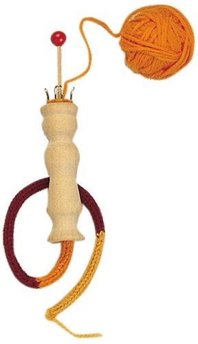 nic knitting spool wooden knitting helper for kids creative toy