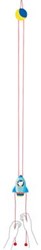 Goki climbing rocket wooden toy rocket 115 cm for children