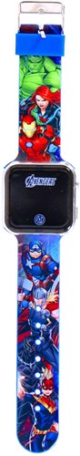 Accutime Avengers kids watch LED digital blue with date and time