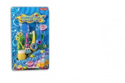 Bubbles set deluxe 8-piece colorful toy for children
