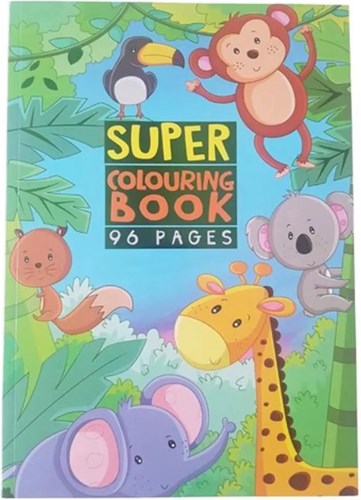 van der Meulen colouring book Super Colouring Book 96 pages for kids-2