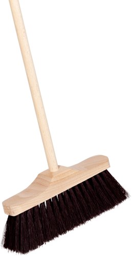 Goki kids broom toy - colourful wooden indoor broom for children-2