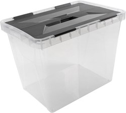 Sunware storage box 25L plastic transparent - stackable box