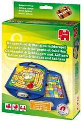 Jumbo Goose Game travel set & Snakes and Ladders board game for kids