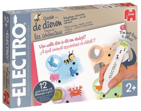 Jumbo Electro Wonderpen educational game Discover the animals