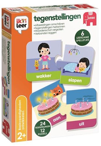 Jumbo educational game opposites - toys for ages 2 and up