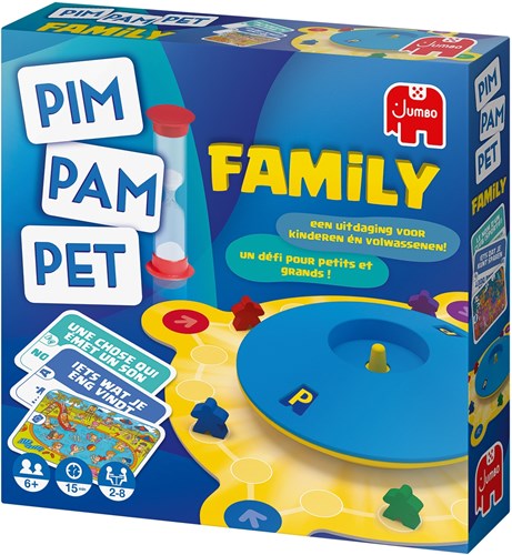 Jumbo Pim Pam Pet Family - Family Board Game for All Ages-3
