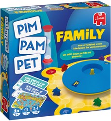 Jumbo Pim Pam Pet Family - Family Board Game for All Ages