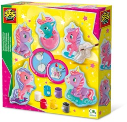 Ses Casting and Painting Unicorn Craft Set Baby Unicorns Plaster Paint