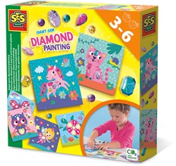 Ses diamond painting giant gemstones craft set for kids