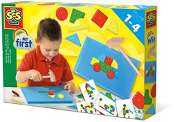 Ses Hamertje Tik Montessori toy - original set with basic shapes
