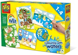Ses colouring with water - Hidden animals - magical painting for kids
