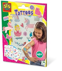 Ses tattoos - Kids fairy tale metallic tattoos - temporary washable