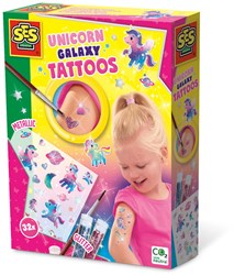 Ses unicorn tattoos - metallic effect - glitter - kids - fantasy