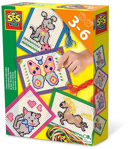 Ses - Embroidery set for kids - Learn to embroider - Creative toy