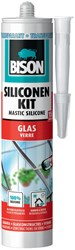 Bison silicone sealant glass transparent 310 ml - waterproof and elastic