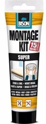 Bison mounting adhesive super glue 200g tube extra strong white