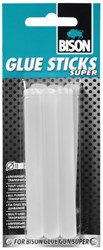 Bison glue sticks super 11mm - glue cartridges for hobby and repair - 6 pieces