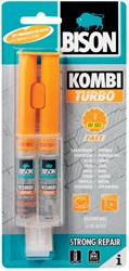 Bison universal epoxy glue turbo 24ml - super strong transparent adhesive