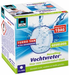 Bison Moisture Absorber Refill Turbo Tab Odorless 100g Dehumidifier