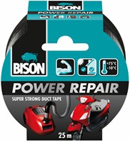 Bison duct tape Power Repair black - strong tape 25 meter roll