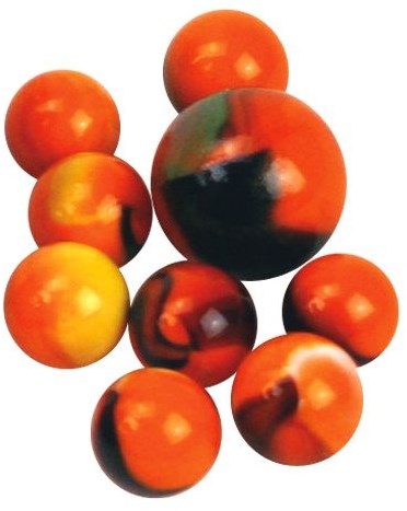 Don Juan marbles Clownfish 20+1 pieces glass colorful toy-2