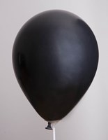 Globos balloons toy metallic black 25 pieces party decoration