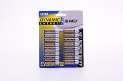 AA batteries alkaline Dynamic Energy - 16 pack for toys
