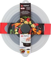 Alpina silicone suction lid set - 3 pieces - lid for pots and pans
