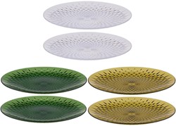 Alpina dinner plate plastic 2-piece Ø25cm colourful and unbreakable