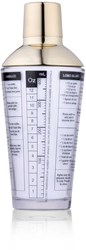 Alpina cocktail shaker glass 480ml transparent cocktail recipes
