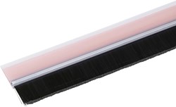 Kinzo draught excluder brush transparent - insulation door stopper