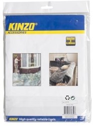 Kinzo protective cover sheet 4x5 meters white PVC