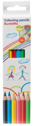 Colored pencil set for kids 6 pieces - coloring pencils creative drawing